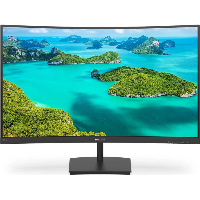 Monitor 23.6" Philips E Line 241E1SCA/00 59.9cm 1920 x 1080 pixels Full HD LCD Black