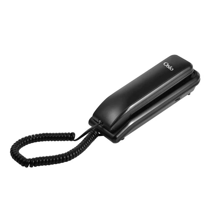 OSIO OSW-4660B Ενσύρματο Τηλέφωνο Γόνδολα με Αναγνώριση Κλήσης, Ένδειξη LED, Μαύρο