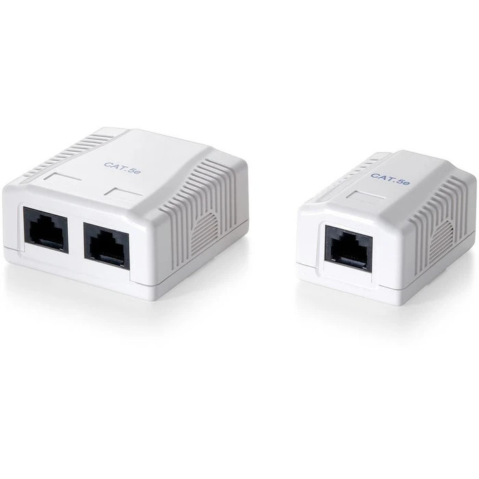 Πρίζα Δικτύου Equip Cat6 2xRJ45 UTP Premium RAL 9010 white polybag