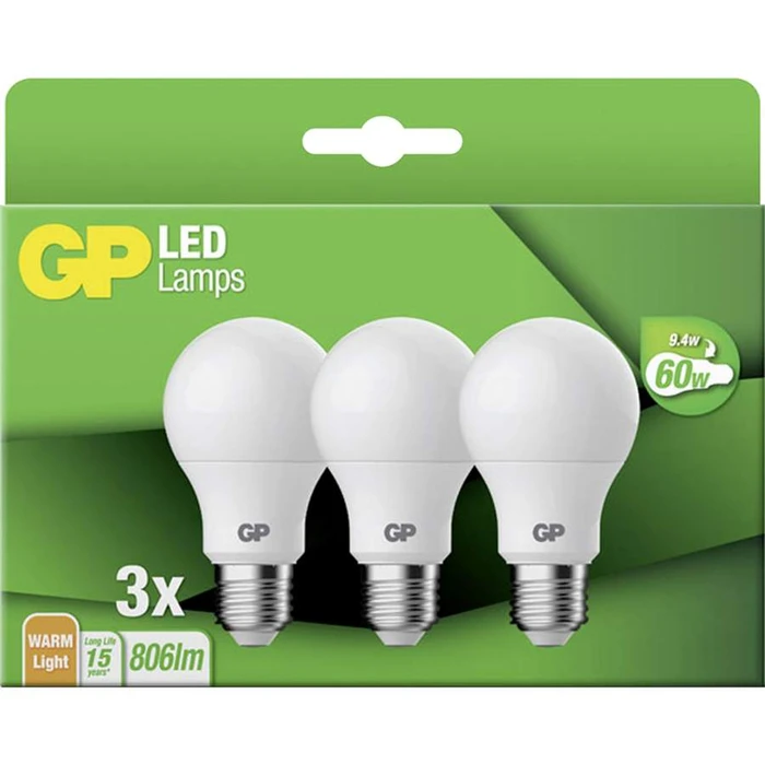 Λάμπες LED 1x3 GP Lighting Classic E27 8,6W GP 087687
