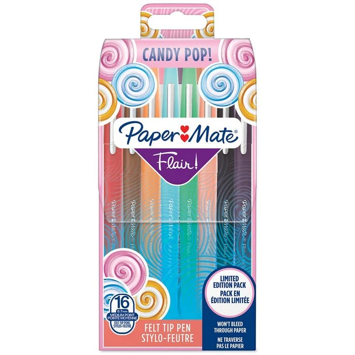 Μαρκαδόροι Papermate fiber pen Flair CandyPop 16er Wallet