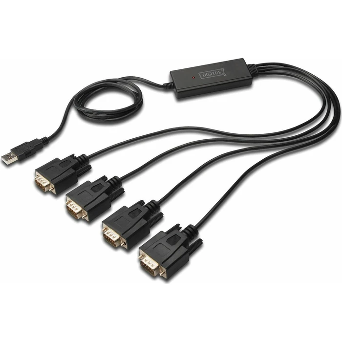 Καλώδιο Digitus USB 2.0 to 4xRS232 USB to Serial Adapter, 1,5m