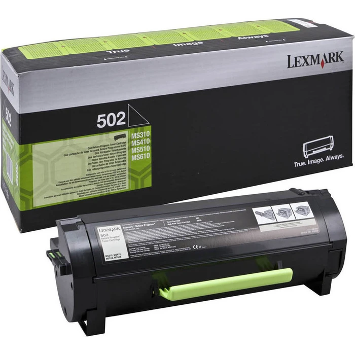 Toner Lexmark 502 - Black - Original - LCCP, LRP