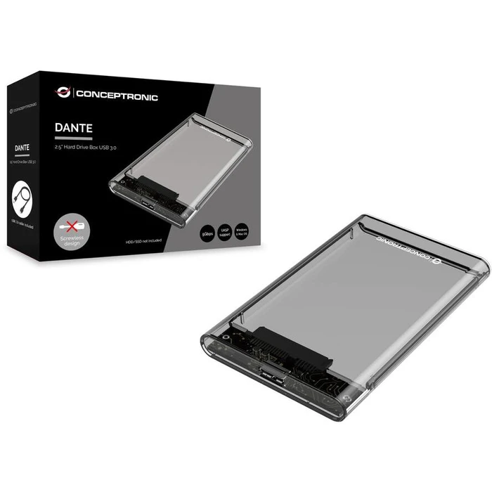 Θήκη Για Σκληρούς Δίσκος 2,5" Conceptronic USB 3.0 SATA HDDs/SSDs