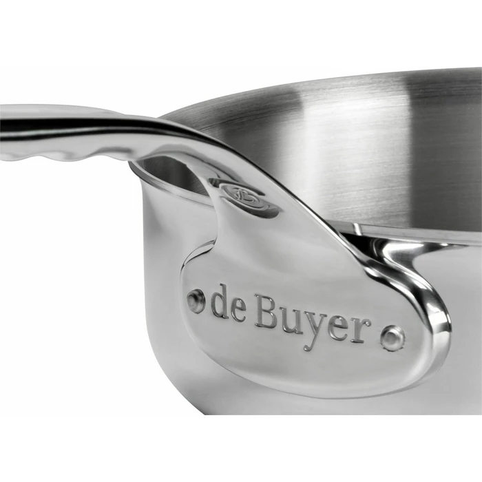 Σωτέζα De Buyer Affinity Saut Pan Stainless Steel curved 24 cm