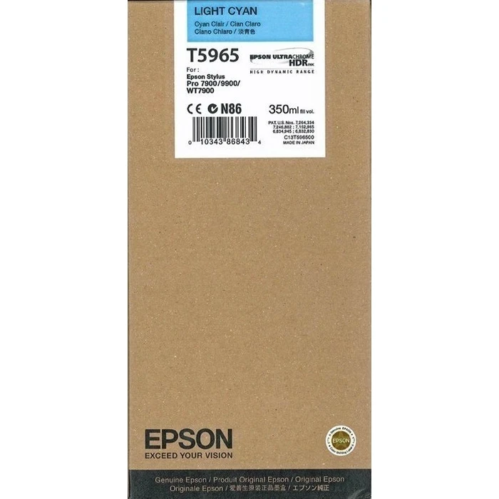 Μελάνι Epson light cyan T 596 350 ml T 5965