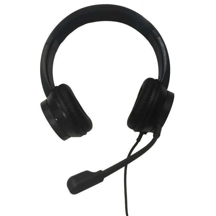 Multimedia Ακουστικά Lamtech USB STEREO with MIC NOISE CANCELLING Black