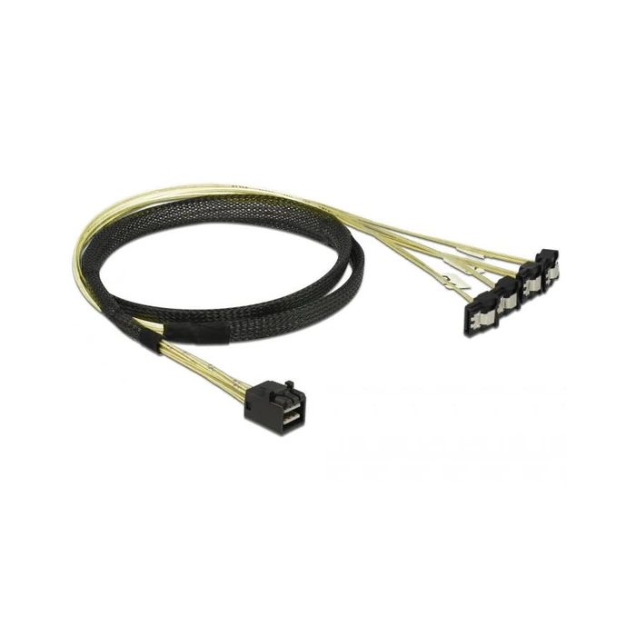 Καλώδιο Delock SAS MiniSAS HD SFF-8643 > 4xSATA 7Pin gew. 1.0m