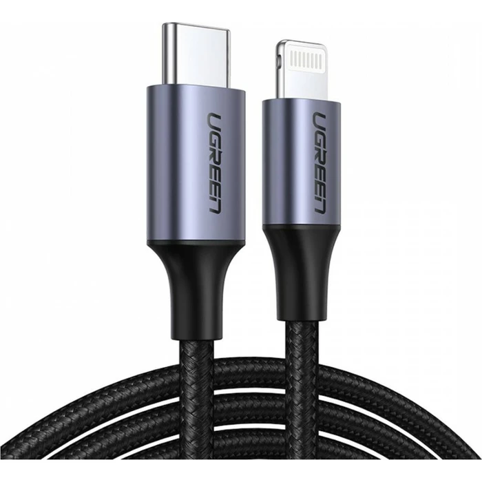 Καλώδιο USB Ugreen Lightning to Type-C 1m black