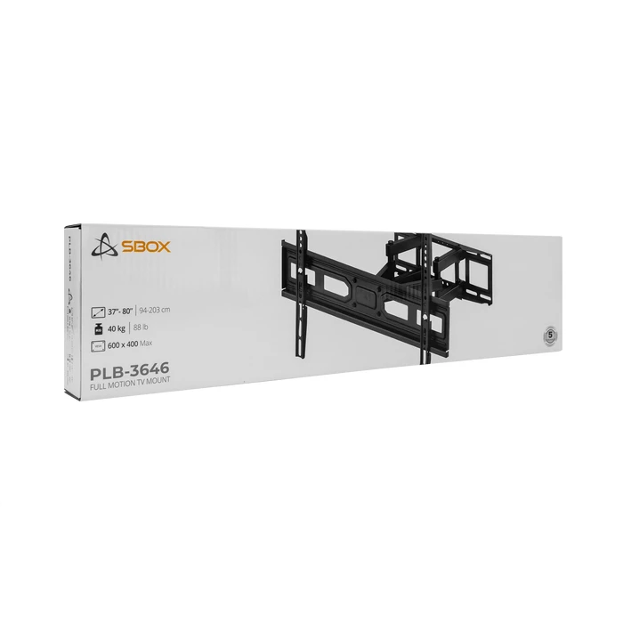 Βάση Τηλεόραση Sbox Wall Mount 37'-80' VESA 600x400 MAX