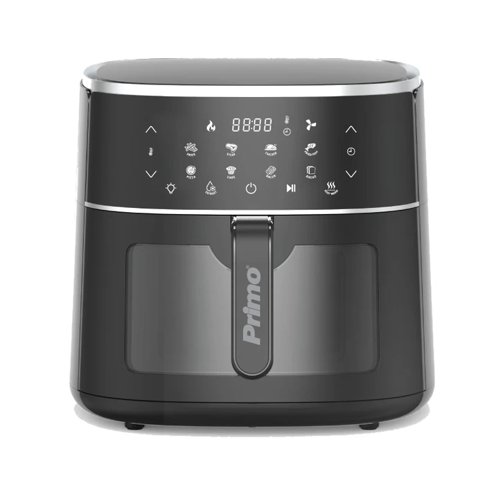 Air Fryer Primo PRAF-40459 Digital 8L 1800W με παράθυρο Μαύρη