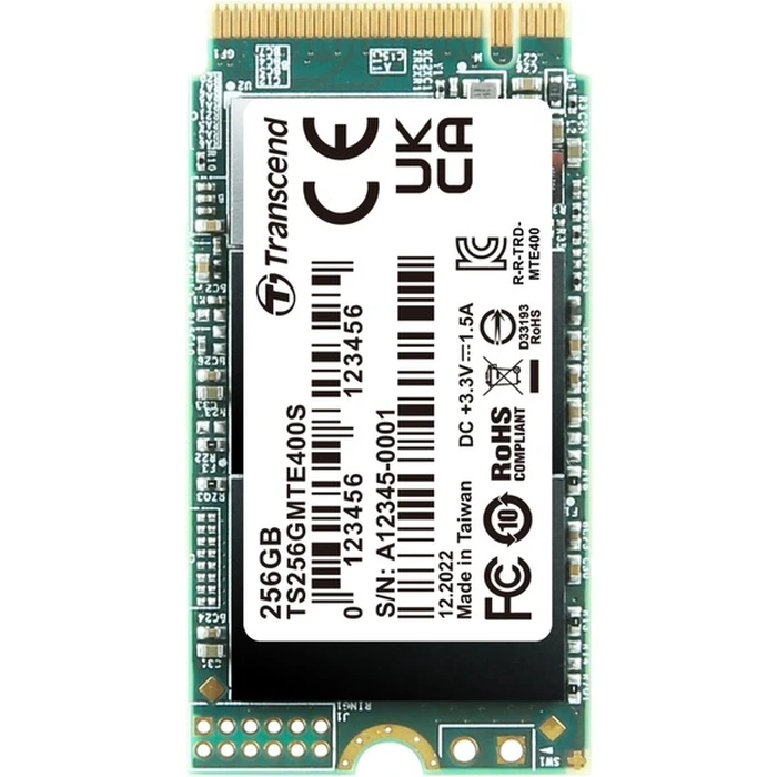 Σκληρός Δίσκος M.2 SSD 256GB Transcend MTE400S (2242) Gen3 x4 NVMe