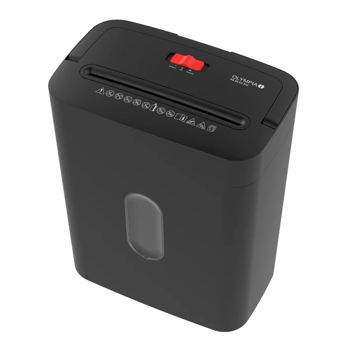 OLYMPIA Document Shredder PS 53 CC Pro 2723 Cross Cut P4 6 Sheets 15L Black