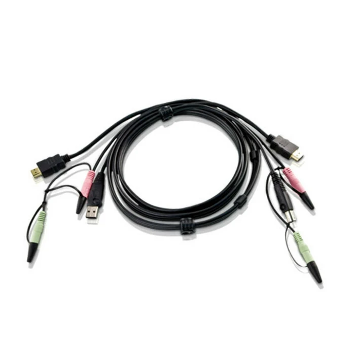 Καλώδιο KVM Aten 2L-7D02UH - Video- / USB- / Audio - 1.8 m
