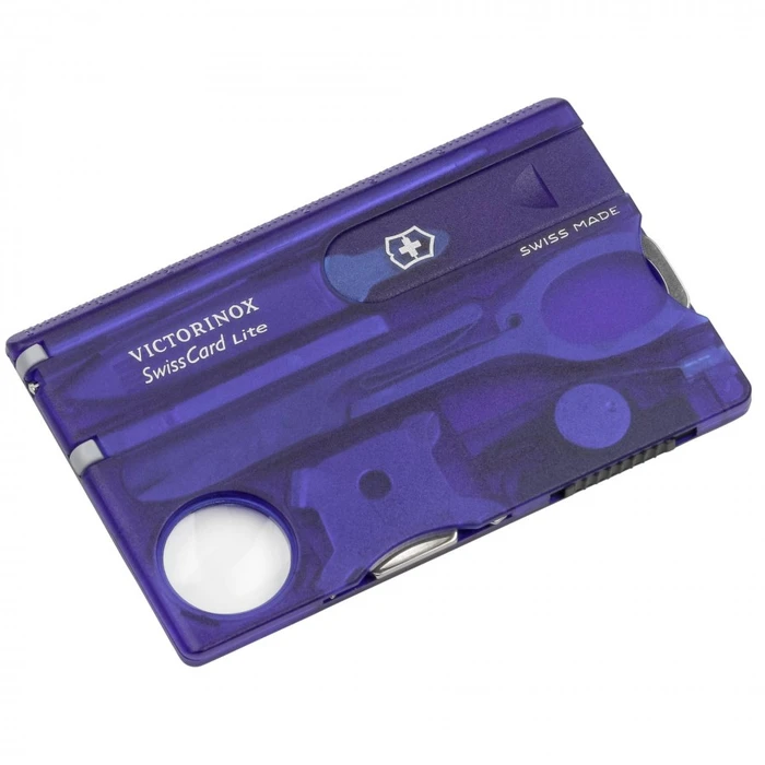 Σουγιάς Κάρτα Victorinox SWISSCARD LITE blue transparent