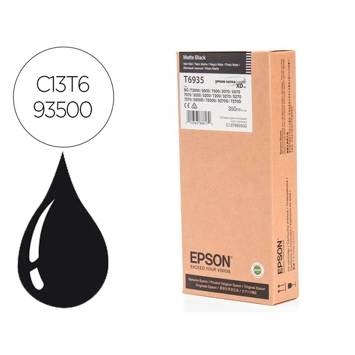 Μελάνι Epson UltraChrome XD matte black 350 ml T 6935