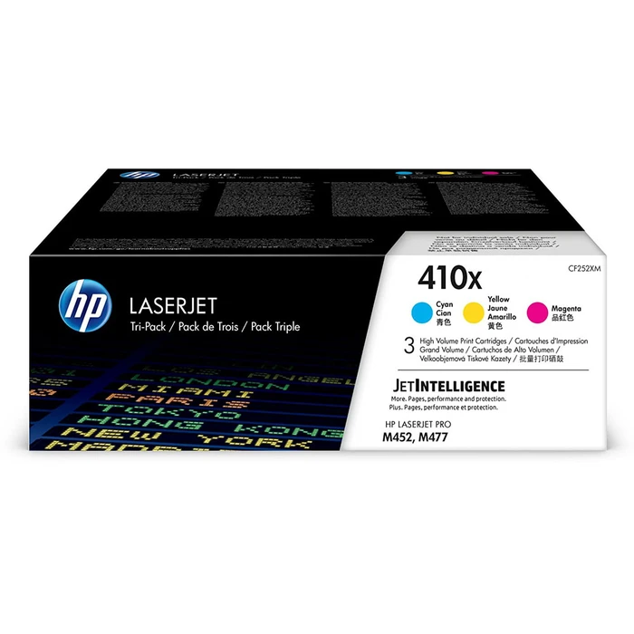 Toner HP CF 252 XM C/M/Y No. 410 X