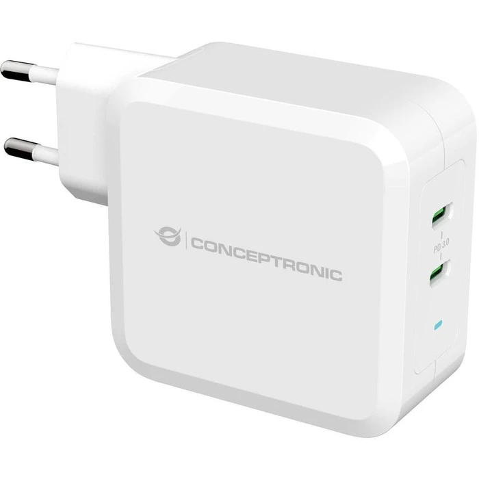Φορτιστής Πρίζας Conceptronic 2Port 100W,1xUSB-C/1xUSB-A PD white