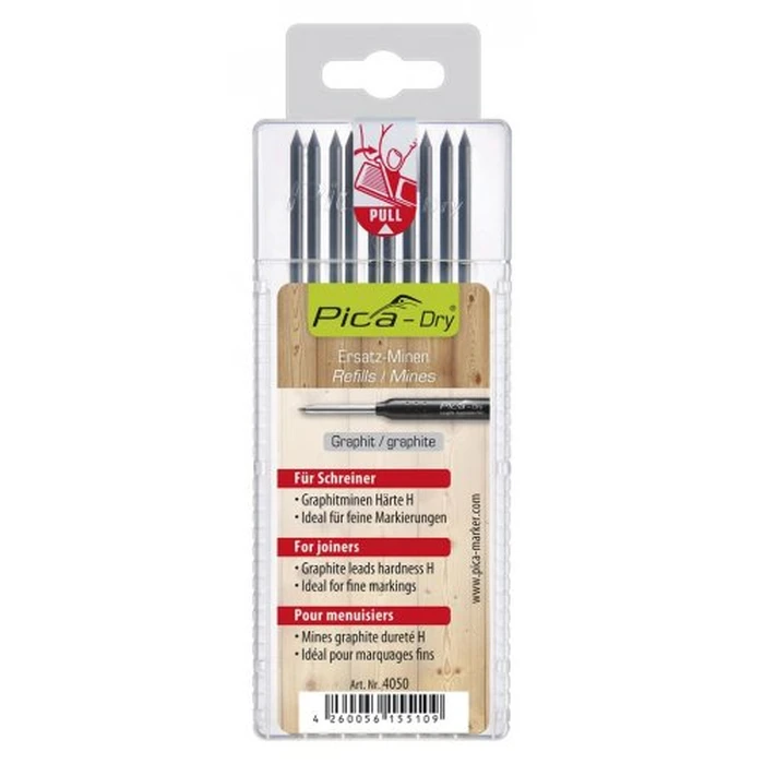Μύτες Μηχανικών Μολυβιών Pica DRY Refills for Carpenter