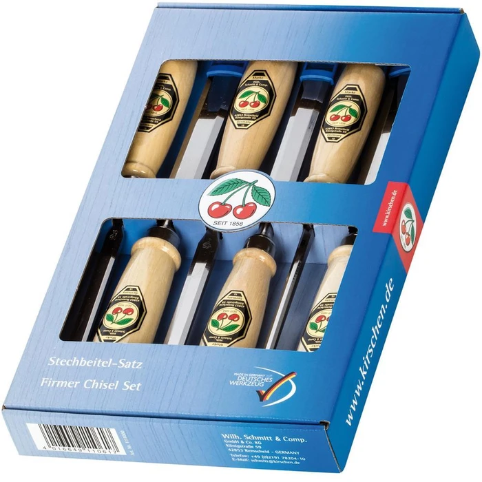 Σκαρπέλα Kirschen Firmer Set 6pcs 1111 SB in display box 1111000