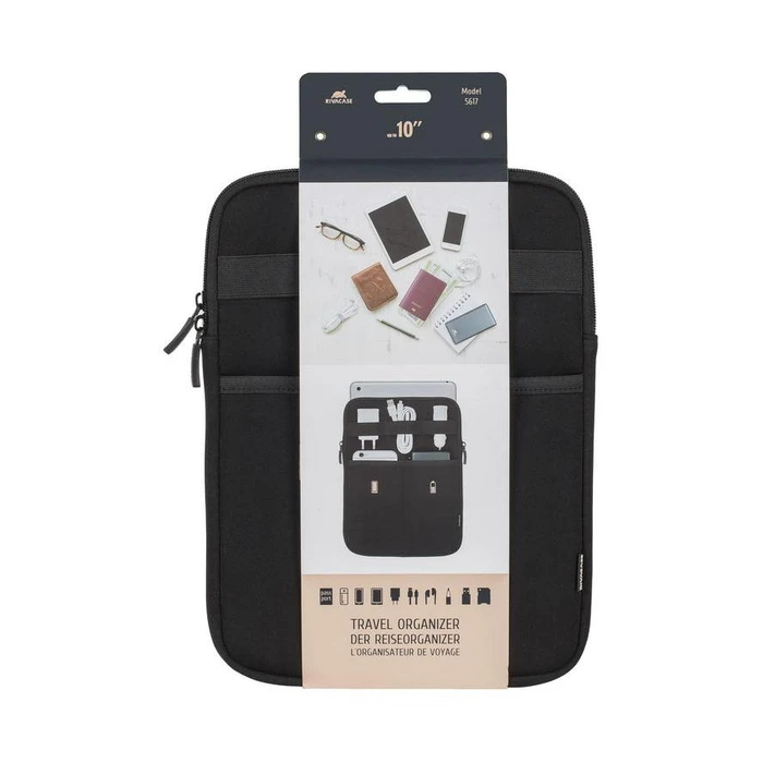 Τσάντα Tablet Riva travel organizer Antishock 10" black 5617