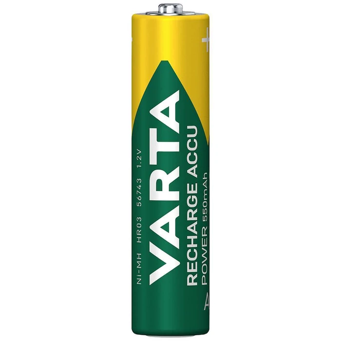 Επαναφορτιζόμενες Μπαταρίες 1x4 Varta RECHARGE Power 550 mAH AAA Micro NiMH
