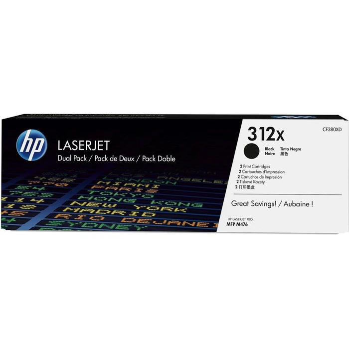 Toner HP 312X black 2er pack CF380XD doublepack
