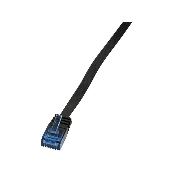 Καλώδιο Δικτύου Logilink FlachRJ45 U/UTP Cat6 7.50m Black