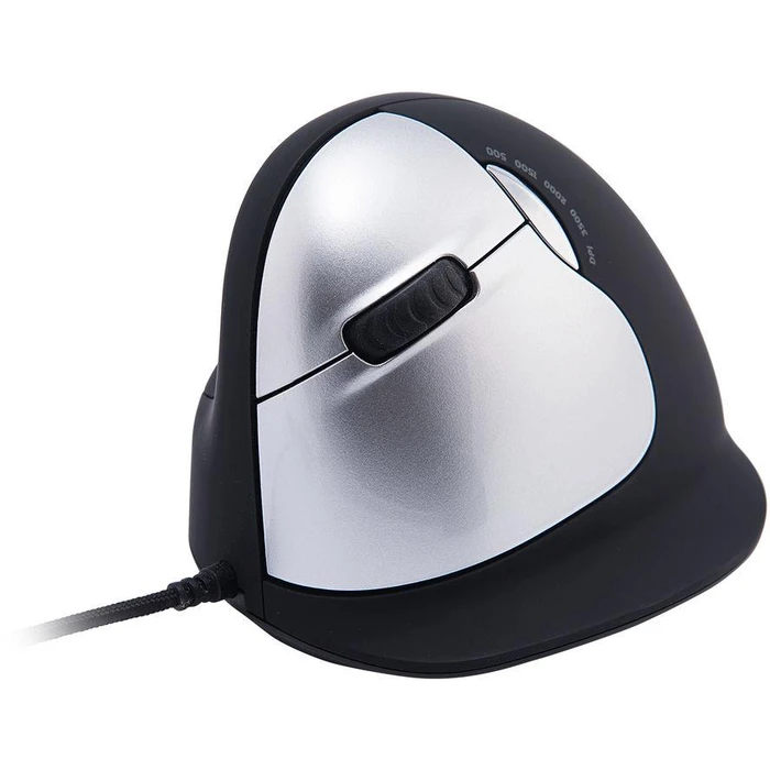 Ποντίκι Ενσύρματο R-Go Maus HE ergonomisch Black/silver