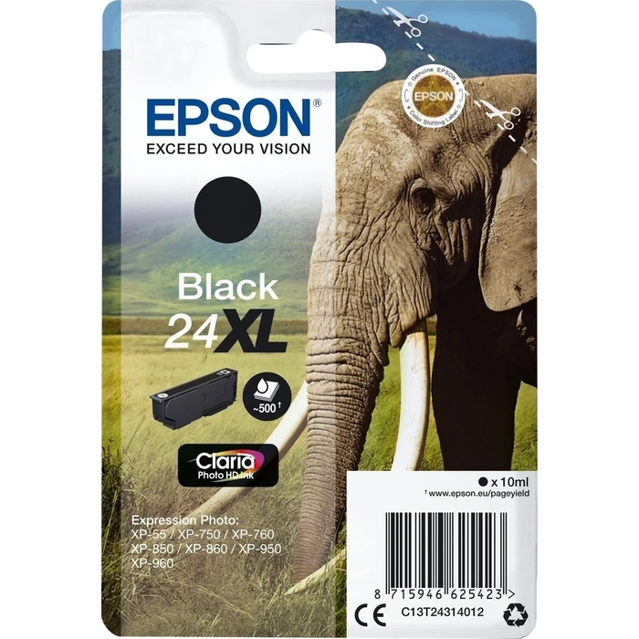 Μελάνι Epson XL black Claria Photo HD T 243 T 2431