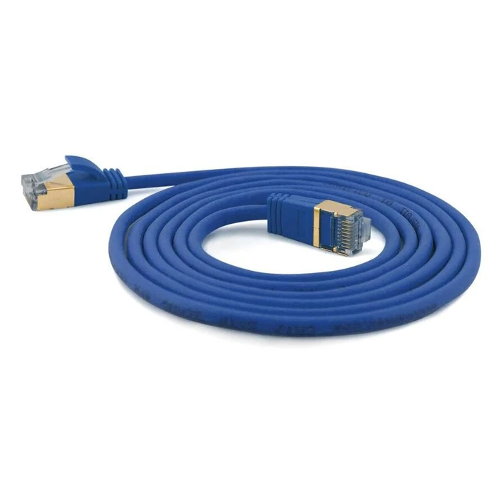 Καλώδιο Δικτύου Wantec SSTP CAT7 Ste. CAT6a d=4mm 0,10m Blue