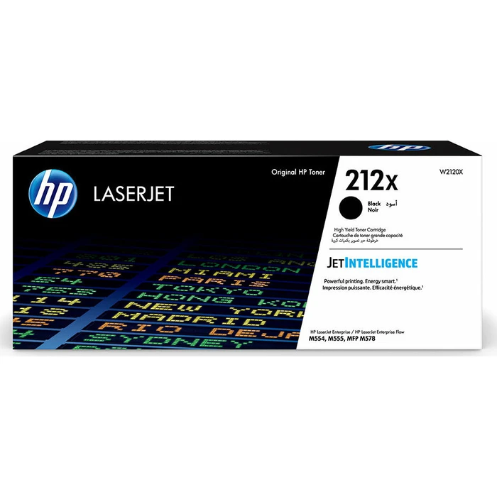 Toner HP 212X - High Yield - Black - LaserJet - (W2120X)