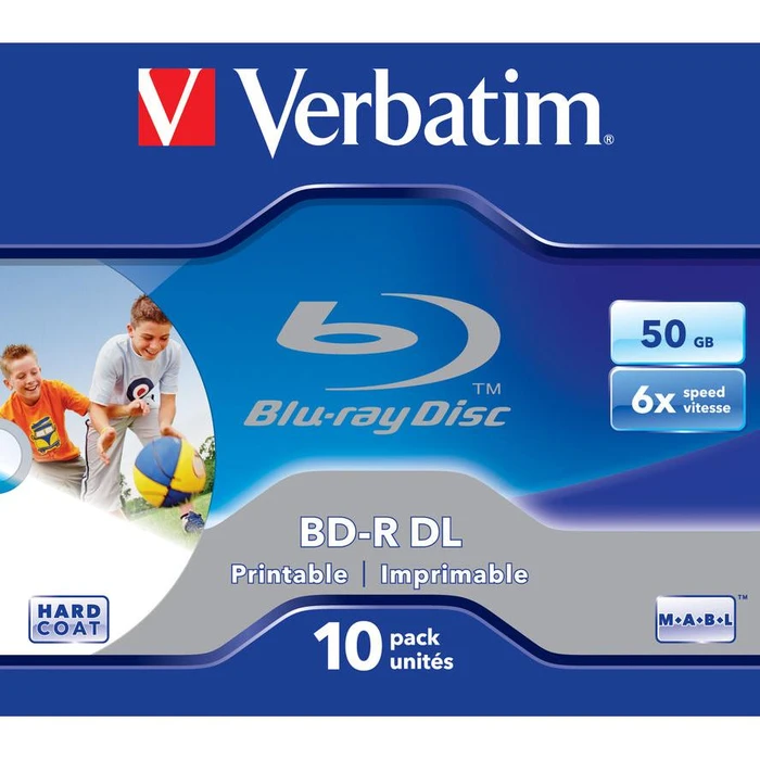 BD-R Verbatim 50GB 10pcs Jew.C 6x Wide printable