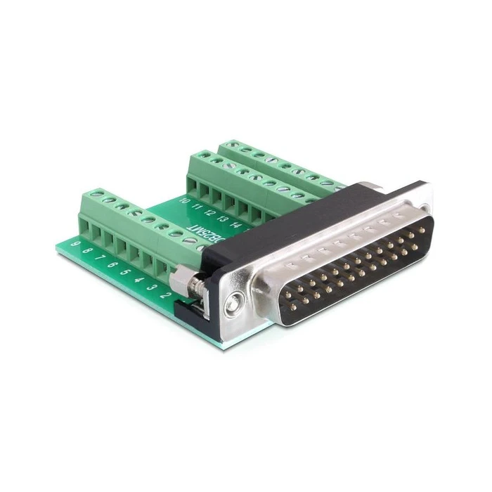 Αντάπτορας Delock Terminalblock 27Pin to D-Sub25 male