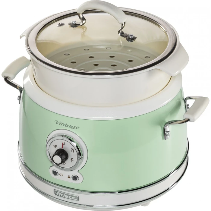 Βραστήρας Ρυζιού Ariete Vintage Food Steamer, green