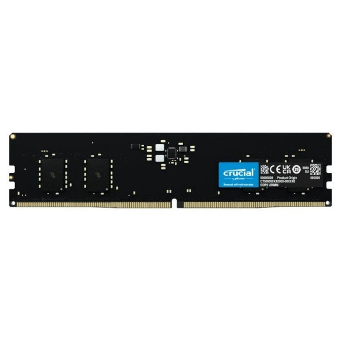 Μνήμη RAM Σταθερού DDR5 8GB Crucial 4800 UDIMM CL40 (16Gbit)