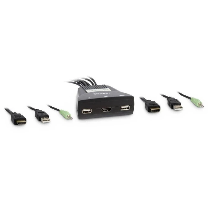 KVM Switch Inter-Tech LS-21HA HDMI, 2 Port, plastic retail