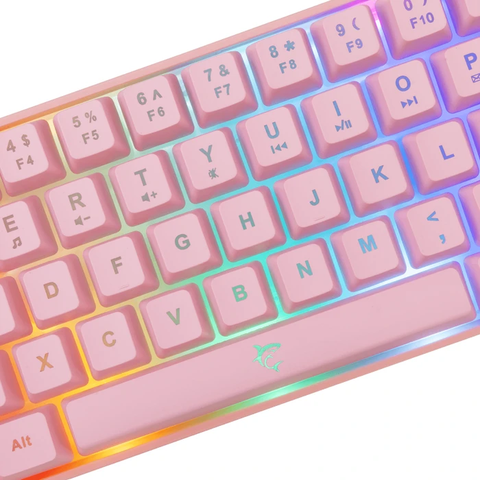 Gaming Πληκτρολόγιο White Shark Rgb Gaming Membrane Keyboard Ronin Pink