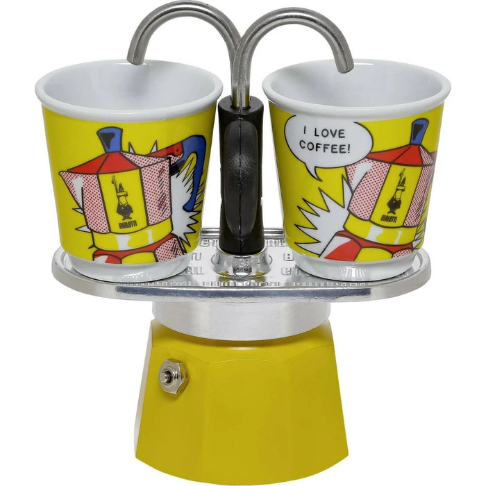 Μπρίκι Espresso Bialetti MINI EXPRESS Set Lichtenstein