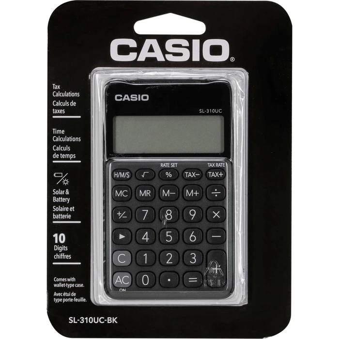 Αριθμομηχανή Casio SL-310UC-BK black