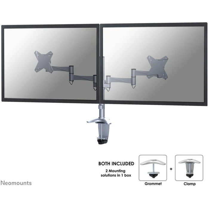 Βάση Monitor Neomounts by Newstar TIS 10"-27" 2TFT 4joints silver Max.18KG