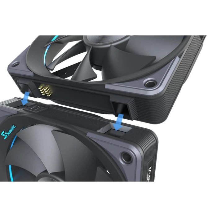 Case Fan 12cm Seasonic MagFlow 1225PWM 120*120*120 3-Fan Kit