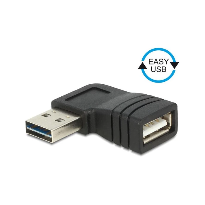 Αντάπτορας USB Delock A to A 90° male / female angled