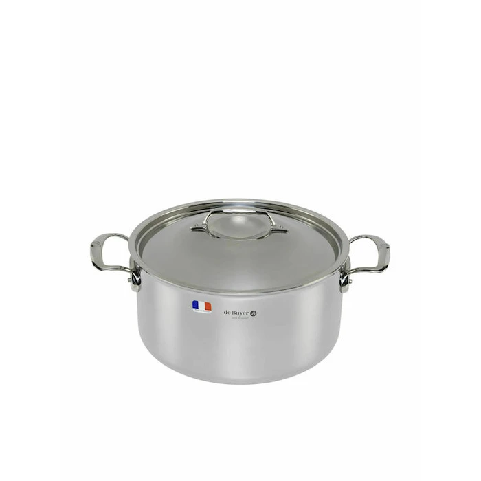 Κατσαρόλα De Buyer Affinity Saucepot Stainless Steel with lid 28 cm