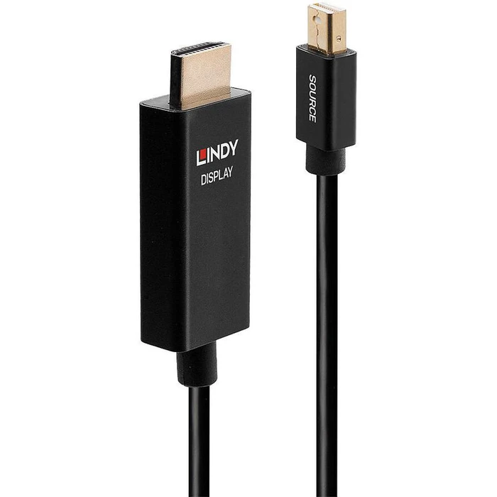 Καλώδιο Mini DisplayPort Lindy 0,5m to HDMI with HDR
