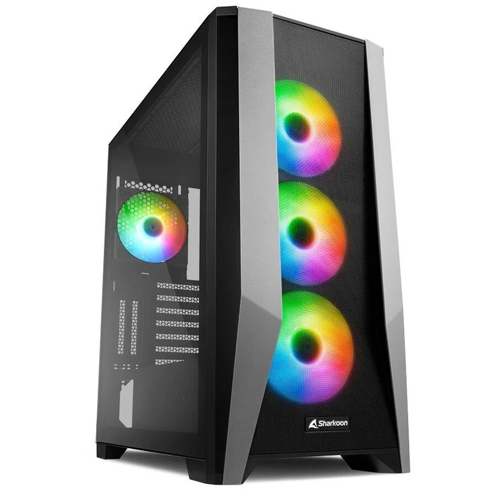 Κουτί Η/Υ Sharkoon TG7M RGB ATX 1xGlas Black