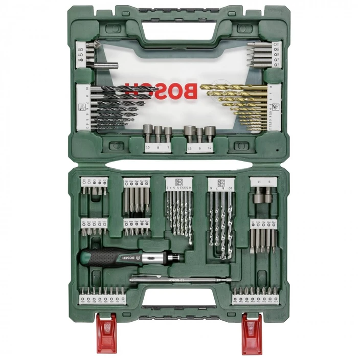 Σετ Εργαλείων Bosch V-Line Titanium Drill + Bit Set 91 parts