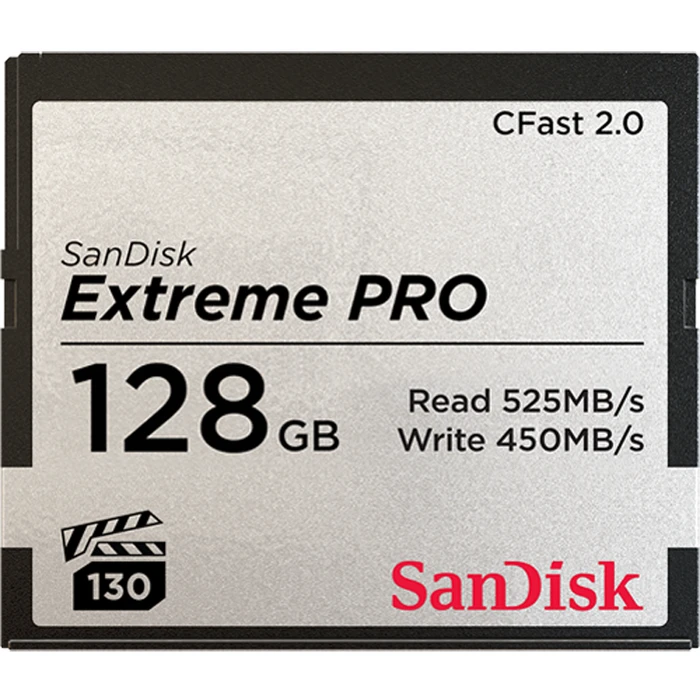 Κάρτα Μνήμης CF 128GB SanDisk VPG130 Extreme Pro SDCFSP-128G-G46D