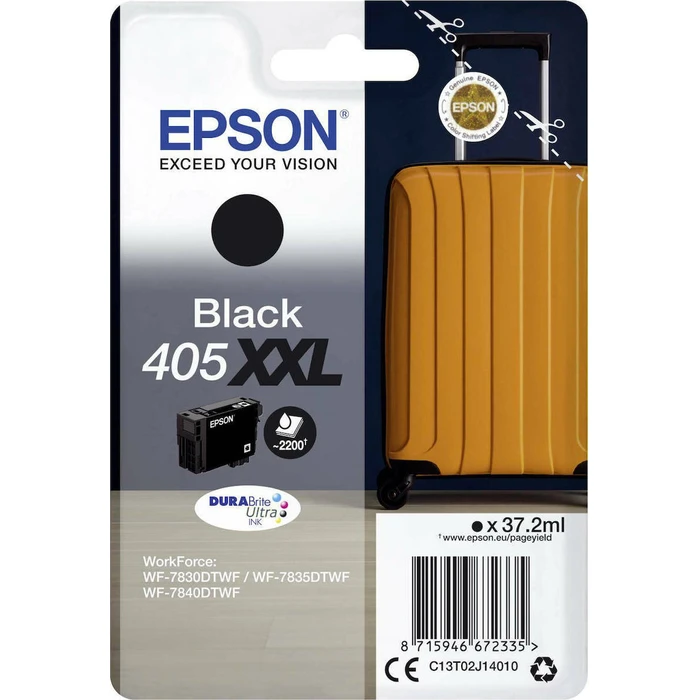 Μελάνι Epson black DURABrite Ultra Ink 405XXL T02J1