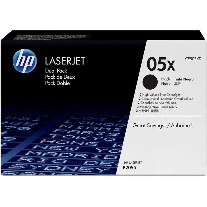 Toner HP P2055 black CE505XD doublepack